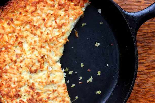 Baked in a cast iron skillet, you'll have more time to entertain guests