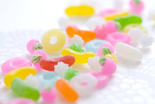 Colourful sweet food
