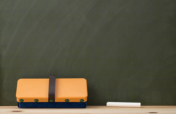 Blank blackboard with chalks and eraser Blank blackboard with chalks and eraser board eraser stock pictures, royalty-free photos & images
