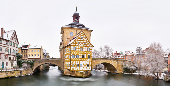 Bamberg Old Town Hall in Winter