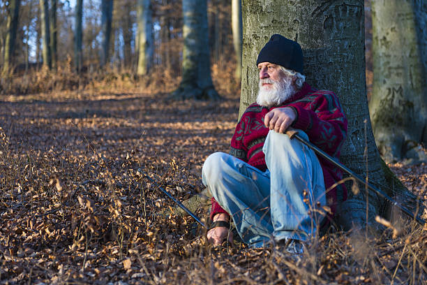 istock Senior man in forest 639052900