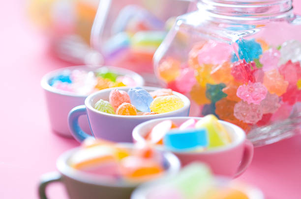 Colourful sweet