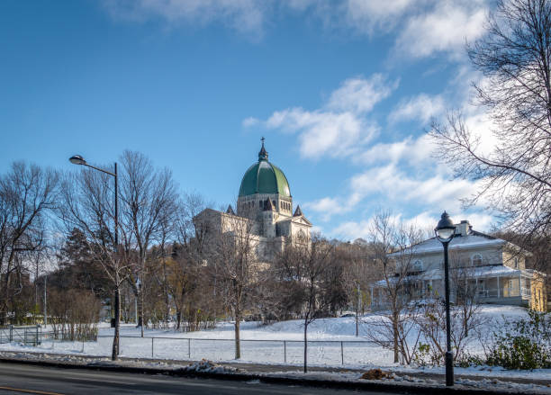 istock Saint Joseph Oratory with snow - Montreal, Quebec, Canada 639058080
