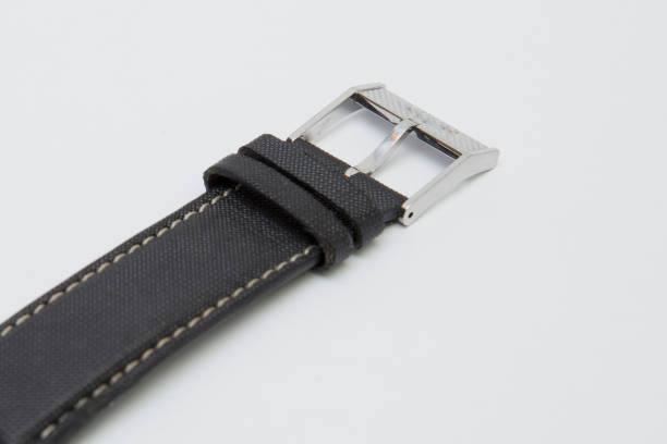 istock Synthetic diver watch strap isolated on white 639061778
