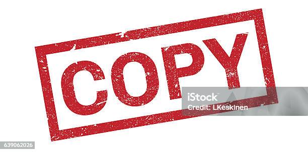 Copy Rubber Stamp Stock Illustration - Download Image Now - Imitation, Photocopier, Rubber Stamp