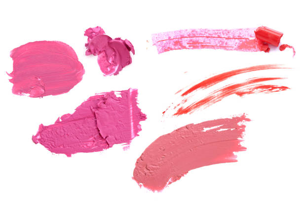 istock collection of various lipstick on white background. 639069486