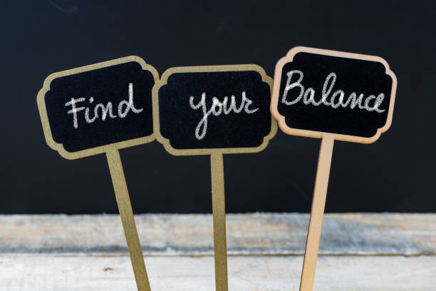 istock Motivational message Find Your Balance written with chalk 639070826