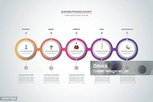 Timeline Indesign Image Vector Infographics Timeline Design Template With 3d Paper Label Stock ...