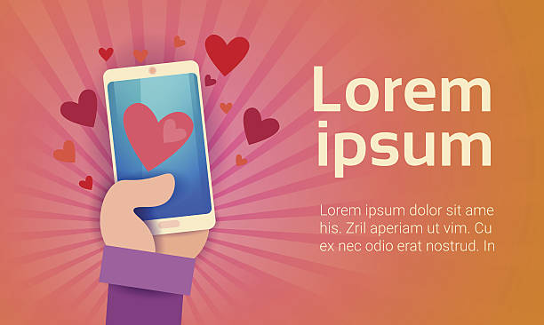 istock Valentine Day Gift Card Holiday Love Hand Hold Cell Smart 639075466