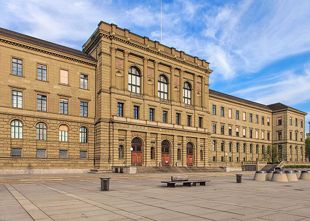 Main building of the ETH in Zurich, Switzerland stock photo