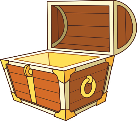 Cartoon Treasure Chest Open Stock Illustration - Download Image Now - Open, Treasure  Chest, Ancient - iStock