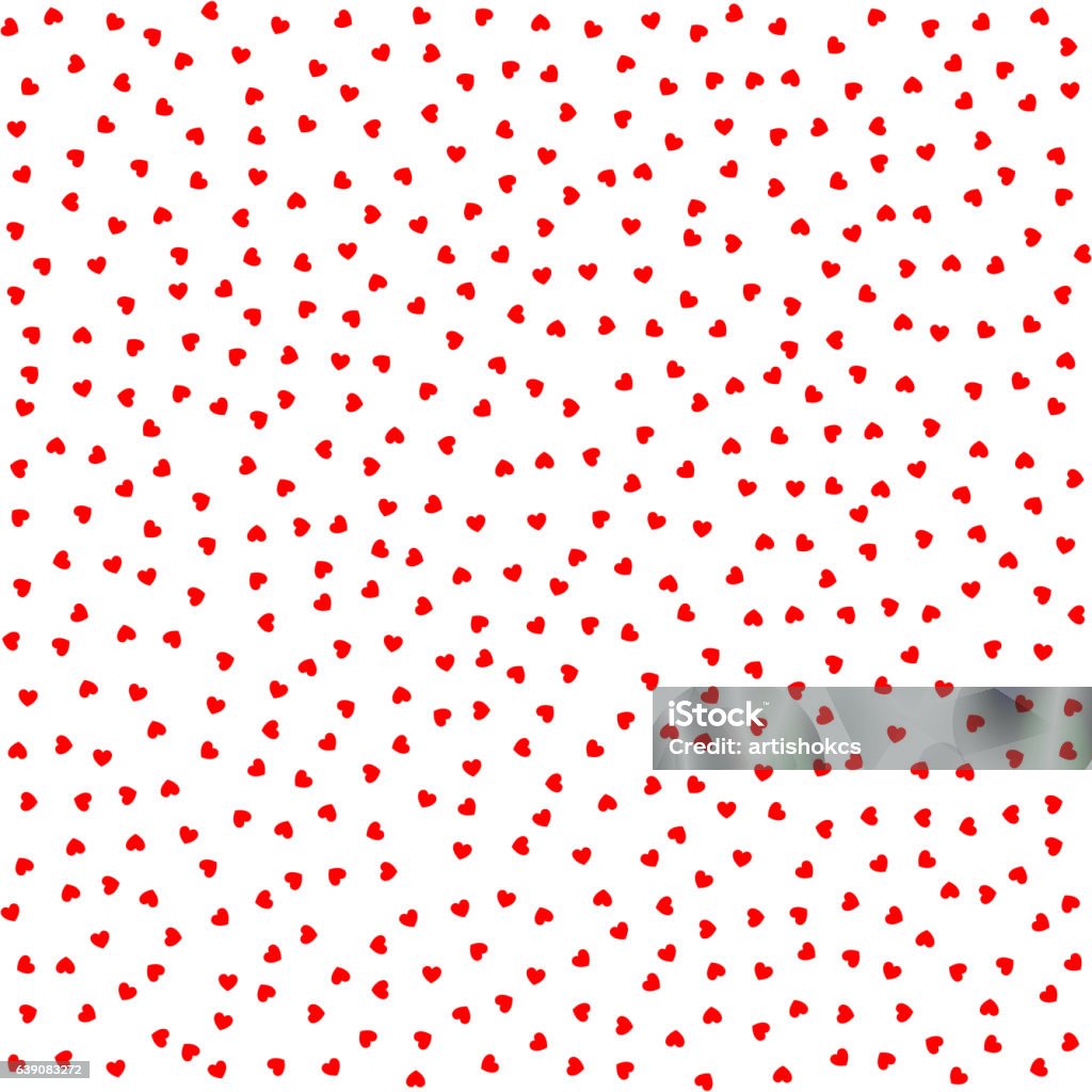 Vector Valentines Ngày Thiệp Liền Mạch Mô Hình Trái Tim Nhỏ Màu Đỏ ...