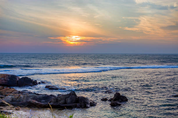 istock Sunrise on tropical coastline 639084110