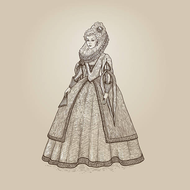 150+ Elizabethan Woman Stock Illustrations, Royalty-Free Vector