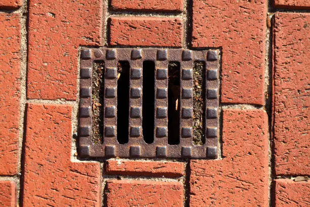 Manhole covers, bricks