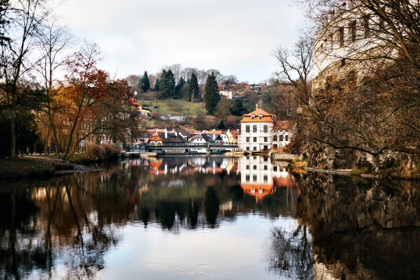 istock Beautiful view in Cesky Krumlov, Czech Republic 639096010