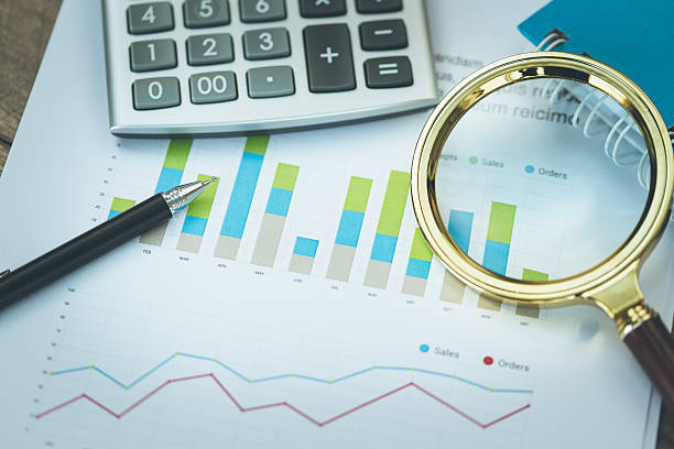istock Business and Finance Concept: Analyzing Financial Report 639096408