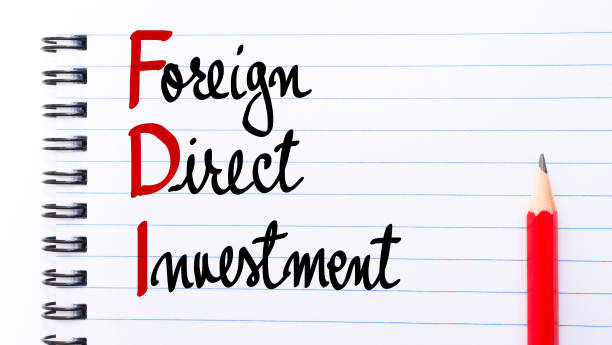 istock FDI Foreign Direct Investment written on notebook 639098972