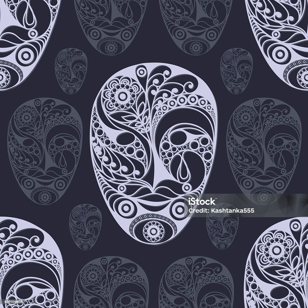 Cartoon Mask Texture Seamless Texture With Decorative Mask 27 Stock Illustration - Download ...