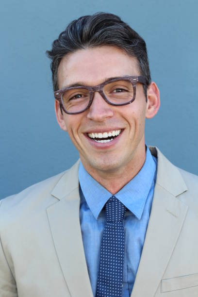istock Happy handsome young man wearing spectacles 639112770