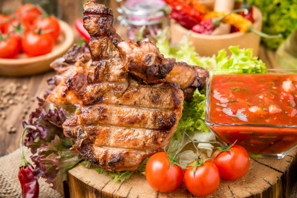 istock grilled beef steak on the grill 639115754