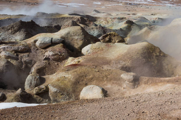 istock Geyser (geothermal area) Sol de Manana in Eduardo Avaroa Nationa 639118062