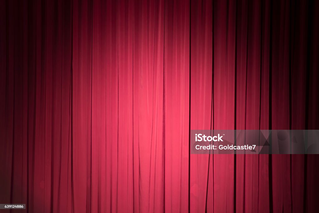 Stage curtain Stage curtain-red Theatrical Performance Stock Photo