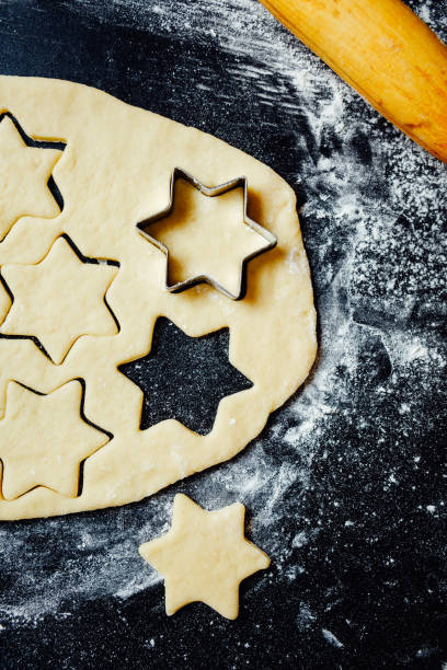 istock Star cookies made with shortcrust 639131642
