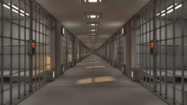istock 3d futuristic interior jail 639135070