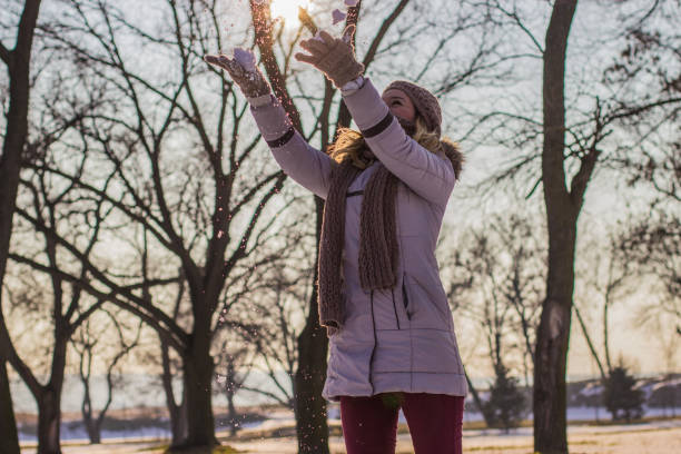 istock Girl on sunny winter day 639135456