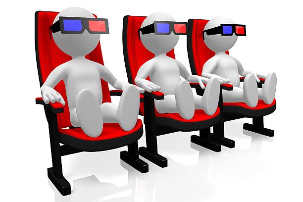 Movie theater audience concept