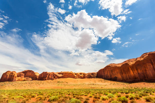 istock Scenic sandstones landscape at Monument Valley 639142384