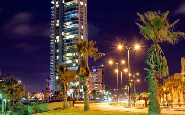 istock Night landscape resort town 639147920