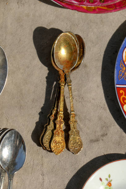 istock Vintage rustic cutlery in old Bazaar place 639148698