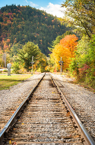 istock railtrack in the new hampshire 639149438