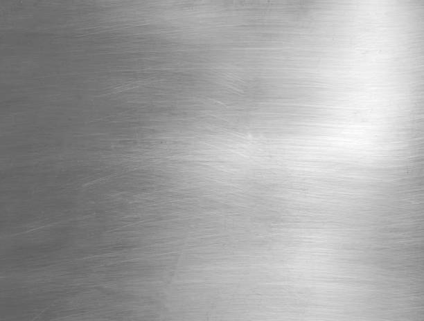 istock Brushed steel plate 639151268