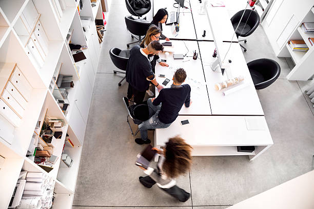 istock Office team working on tasks - New and young business 639162256