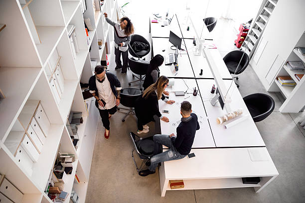 istock Office team working on tasks - New and young business 639162408