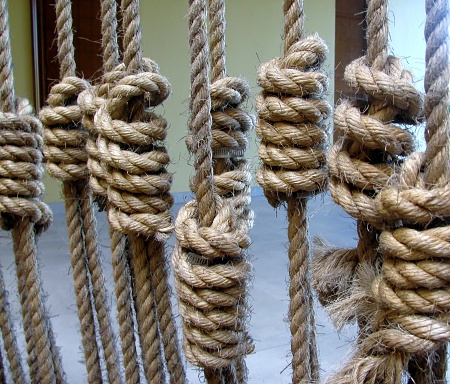 Decorative Rope Knots Stock Photo - Download Image Now - Macrophotography,  Pulling, Rope - iStock