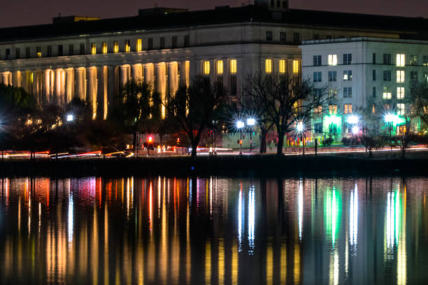 istock Skyline over the Tidal Basin 639166772
