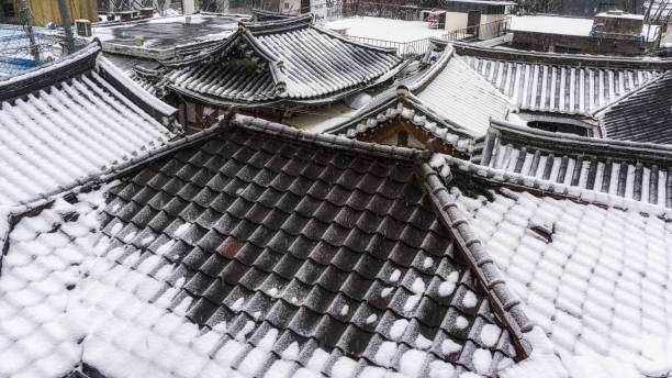 istock bukchon hanok village in winter 639167028