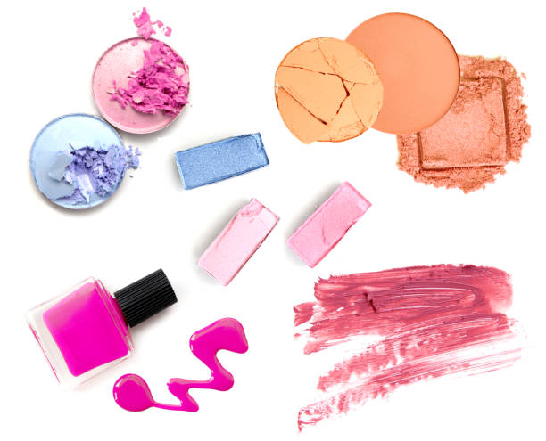 istock cosmetics and makeup. Tools for Professional make a top view. 639172656