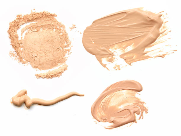 istock Collage of decorative cosmetics on white background 639174668