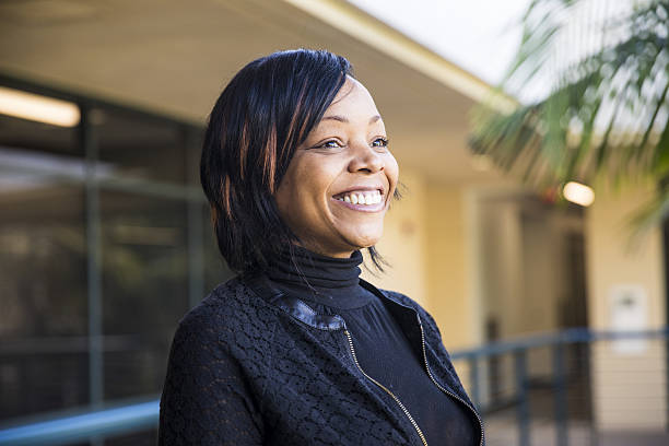 istock Attractive Black Woman Portrait 639180108