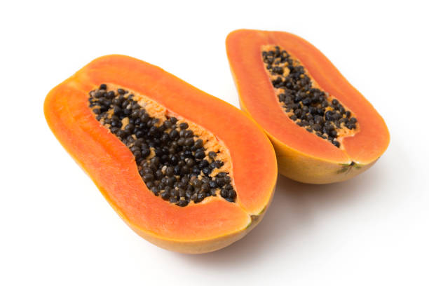 istock papaya isolated on a white background 639182442