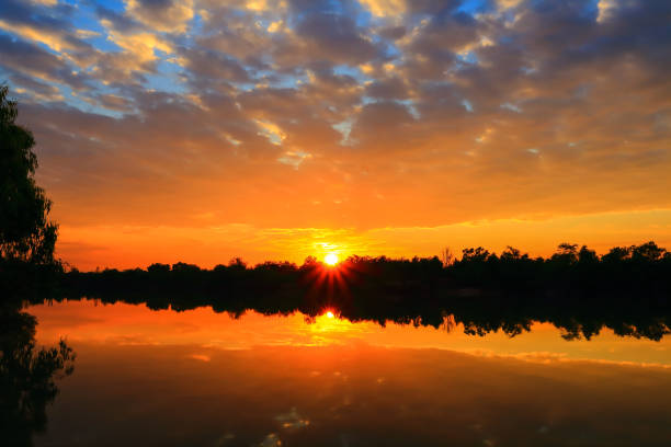 istock Beautiful atmosphere sky at sunset. 639184162
