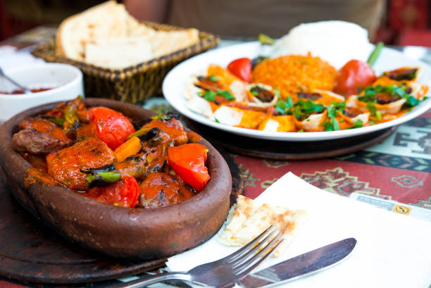 istock Traditional food in a Turkish restaurant 639186872