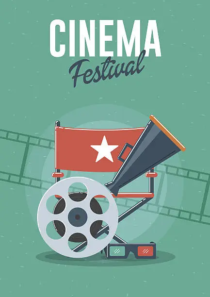 Vector illustration of Cinema Festival