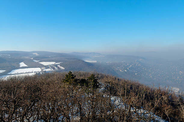 View from the top of Pilis (Pilis teto) in Hungary.