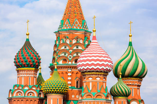 istock Closeup view of Saint Basil's Cathedral 639192162